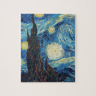 ファンゴッホ星空の夜クラシックの印象派アート ジグソーパズル