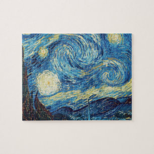 ファンゴッホ星空の夜クラシックの印象派アート ジグソーパズル