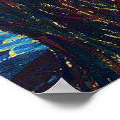 ファンゴッホ星空の夜クラシックの印象派アート ポスター (角)