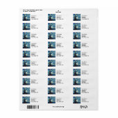 ファンゴッホ星空の夜クラシックの印象派アート ラベル (フルシート)