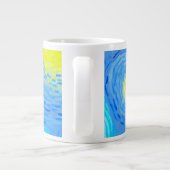 ファンゴッホ星空の夜黒猫 ジャンボコーヒーマグカップ (裏面)