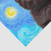 ファンゴッホ星空の夜黒猫 薄葉紙 (詳細)