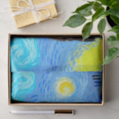 ファンゴッホ星空の夜黒猫 薄葉紙 (ギフト)