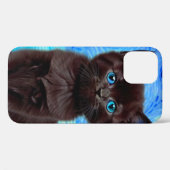 ファンゴッホ星空の夜黒猫 Case-Mate iPhoneケース (裏面 (横))