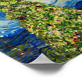 ファンゴッホ星空の夜 – クリスマスツリー ポスター (角)