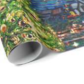 ファンゴッホ星空の夜 – クリスマスツリー ラッピングペーパー (ロールコーナー)