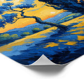 ファンゴッホ横景 ポスター (角)