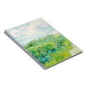 ファンゴッホ緑の小麦畑オーバー。印象主義 ノートブック (右側)