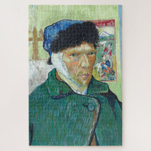 ファンゴッホ自画像の包帯された耳絵画アート ジグソーパズル