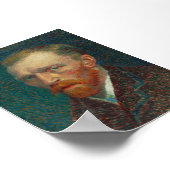 ファンゴッホ自画像1887 ポスター (角)