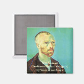 ファンゴッホ自画像(Paul Gauguin専用) マグネット (正面/裏面)