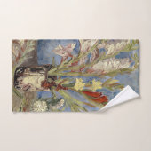 ファンゴッホ花瓶とグラジオリと中国アスター ハンドタオル (ハンドタオル)