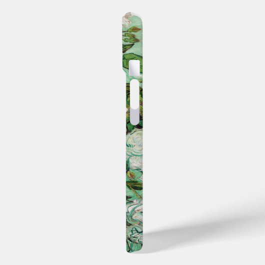 ファンゴッホ花瓶とピンクローズヴィンテージアートモノグラム Case-Mate iPhoneケース (裏面 / 左)