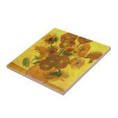 ファンゴッホ花瓶のファインアートの15ひまわり タイル (側面)