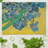 ファンゴッホ花瓶アイリスクラシックズ感圧主義 キッチンタオル (折り畳み)