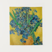 ファンゴッホ花瓶アイリスクラシックズ感圧主義 タペストリー (正面)