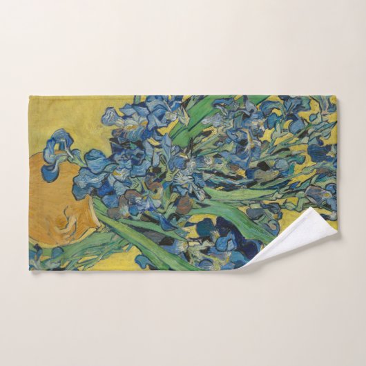 ファンゴッホ花瓶アイリスクラシックズ感圧主義 バスタオルセット (ハンドタオル)