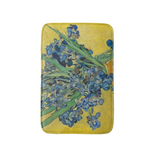 ファンゴッホ花瓶アイリスクラシックズ感圧主義 バスマット (正面縦)