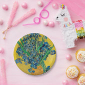 ファンゴッホ花瓶アイリスクラシックズ感圧主義 ペーパープレート (パーティー)