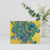 ファンゴッホ花瓶アイリスクラシックズ感圧主義 ポストカード (スタンド正面)
