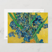 ファンゴッホ花瓶アイリスクラシックズ感圧主義 ポストカード (正面/裏面)