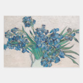 ファンゴッホ花瓶アイリスクラシックズ感圧主義 ラッピングペーパーシート (正面3)