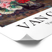 ファンゴッホ花瓶カーネーションズアートプリント ポスター (角)