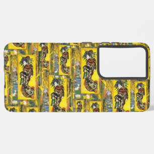 ファンゴッホ芸者珍しいサムスンギャラクシーケース SAMSUNG GALAXY S21+ケース