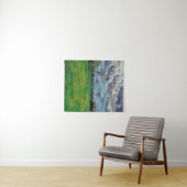 ファンゴッホ草地と花が嵐の中 タペストリー (インサイチュ(横))