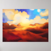 ファンゴッホ草野と美しい風景