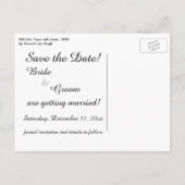 ファンゴッホ虹彩と花瓶、ヴィンテージ日付を保存 案内ポストカード (裏面)