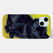 ファンゴッホ黒猫紫の花 Case-Mate iPhoneケース (裏面 (横))