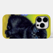 ファンゴッホ黒猫紫の花 Case-Mate iPhoneケース (裏面 (横))