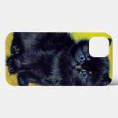 ファンゴッホ黒猫紫の花 Case-Mate iPhoneケース (裏面 (横))