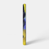 ファンゴッホ黒猫紫の花 SAMSUNG GALAXYケース (左側面)