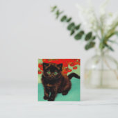 ファンゴッホ黒猫赤い花 エンクロージャーカード (スタンド正面)