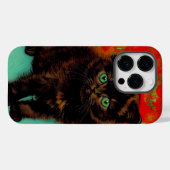 ファンゴッホ黒猫赤い花 Case-Mate iPhoneケース (裏面 (横))