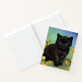 ファンゴッホ黒猫黄色の花 ノートブック (内部)