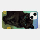 ファンゴッホ黒猫黄色の花 Case-Mate iPhoneケース (裏面 (横))