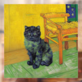 ファンゴッホ黒猫 ウィンドウサイン (シート2)