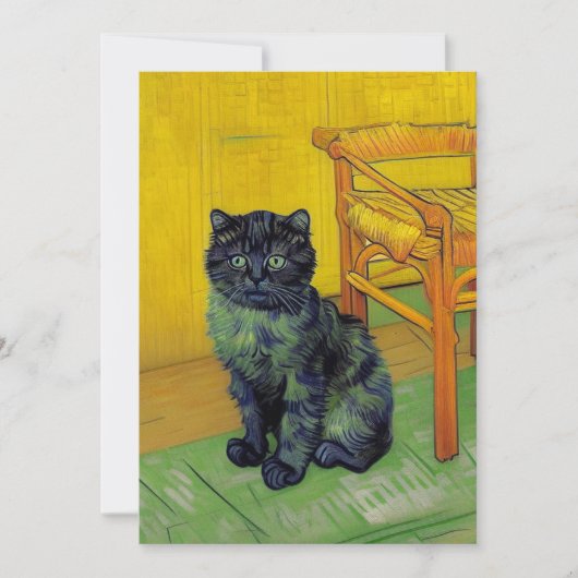 ファンゴッホ黒猫 セーブザデート (正面)