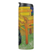 ファンゴッホ黒猫 タンブラー (回転右)