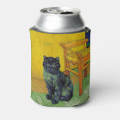 ファンゴッホ黒猫 缶クーラー (缶裏面)
