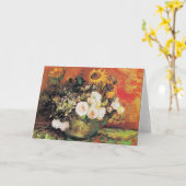 ファンゴッホ – ひまわり付きボウル、バラ... カード (黄色い花)