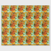 ファンゴッホ – ひまわり12 ラッピングペーパー (フラット)