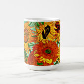ファンゴッホ – ひまわり12 Two-Tone Coffee Mug コーヒーマグカップ (中央)
