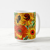 ファンゴッホ – ひまわり12 Two-Tone Coffee Mug コーヒーマグカップ (正面右)