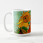 ファンゴッホ – ひまわり12 Two-Tone Coffee Mug コーヒーマグカップ (左)