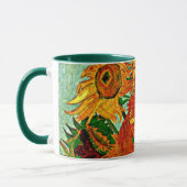 ファンゴッホ – ひまわり12 Two-Tone Coffee Mug マグカップ (左)