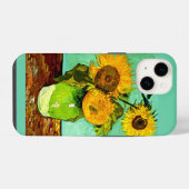 ファンゴッホ – ひまわり3 iPhoneケース (裏面横)